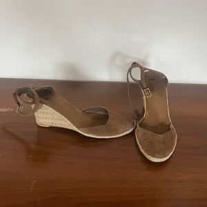 Women's Brown Wedge Espadrilles